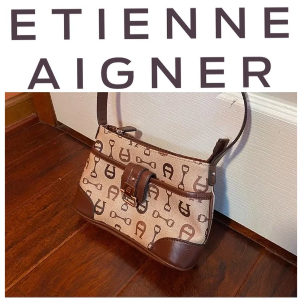 ETIENNE AIGNER Shoulder Handbag ~ Vegan Leather ~ EUC!